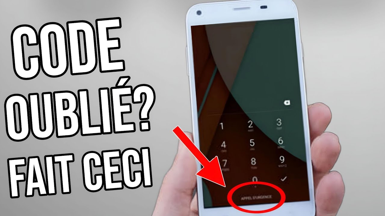DÉVERROUILLER Son téléphone Android sans le code avec l'option Appelle d'urgence