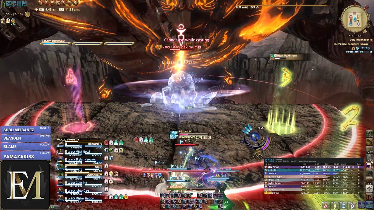 FFXIV E4S BLM PoV (week 1)