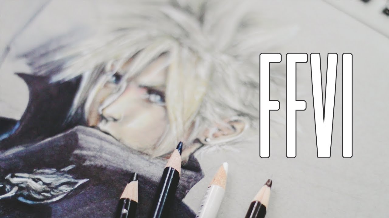 Final Fantasy 7: Cloud Strife Drawing - Aerith's Theme