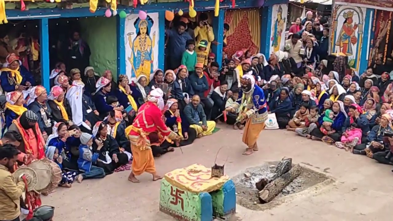 Malari village me patro ka nrity