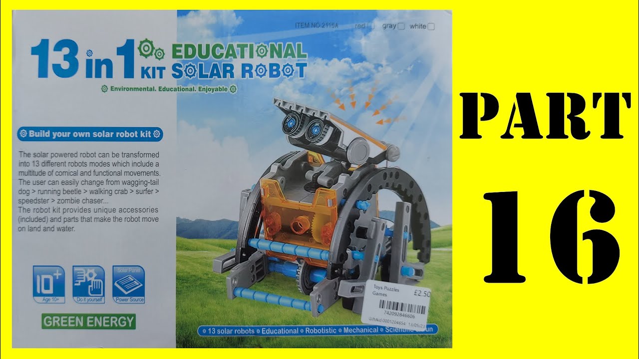 13 in 1 Solar Robot Kit PART 16 Surf-bot