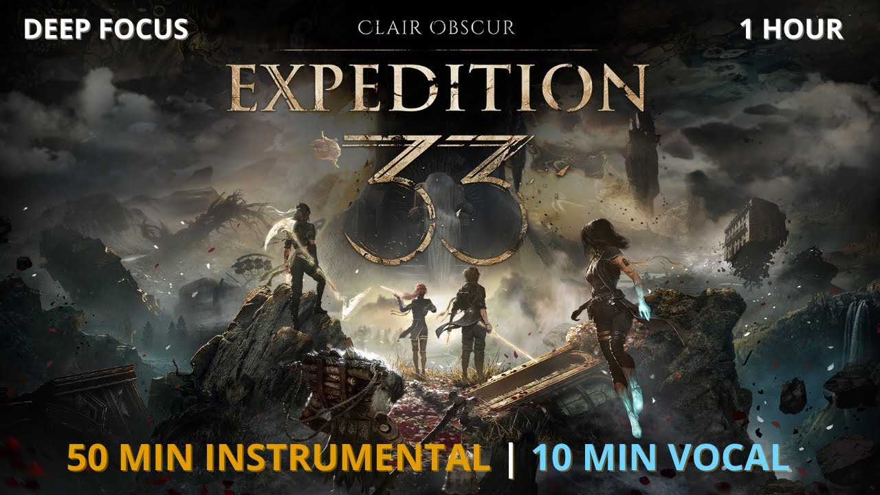 [1-Hr] Deep Focus | Clair Obscur Expedition 33 OST | Bird Flock Simulation | Study Music