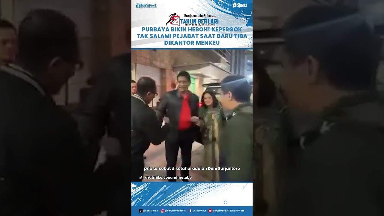 Detik-detik Purbaya Gak Salami Pejabat Dikantor Menkeu, Ada Apa Sebenarnya?