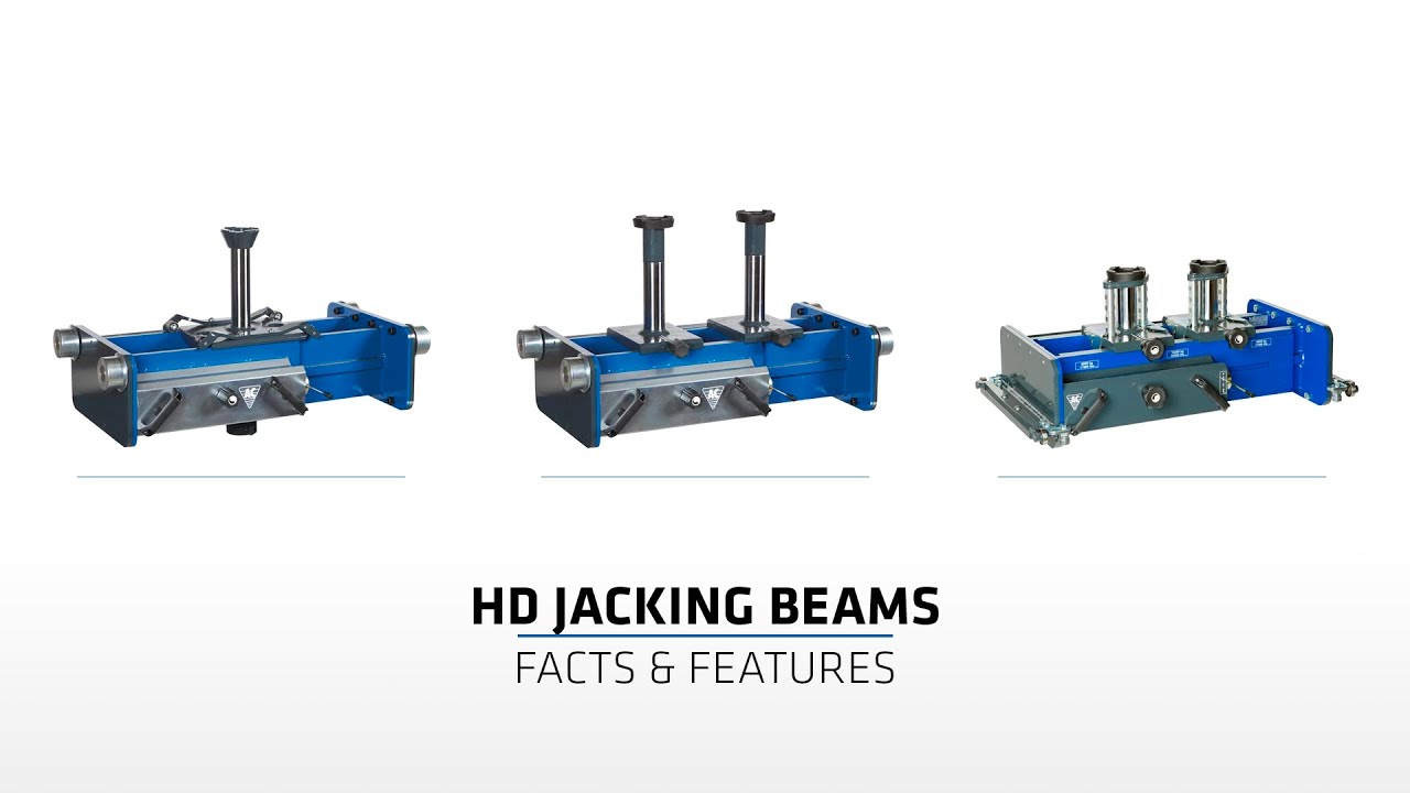 Heavy duty jacking beams, product range tour - facts & features by AC Hydraulic