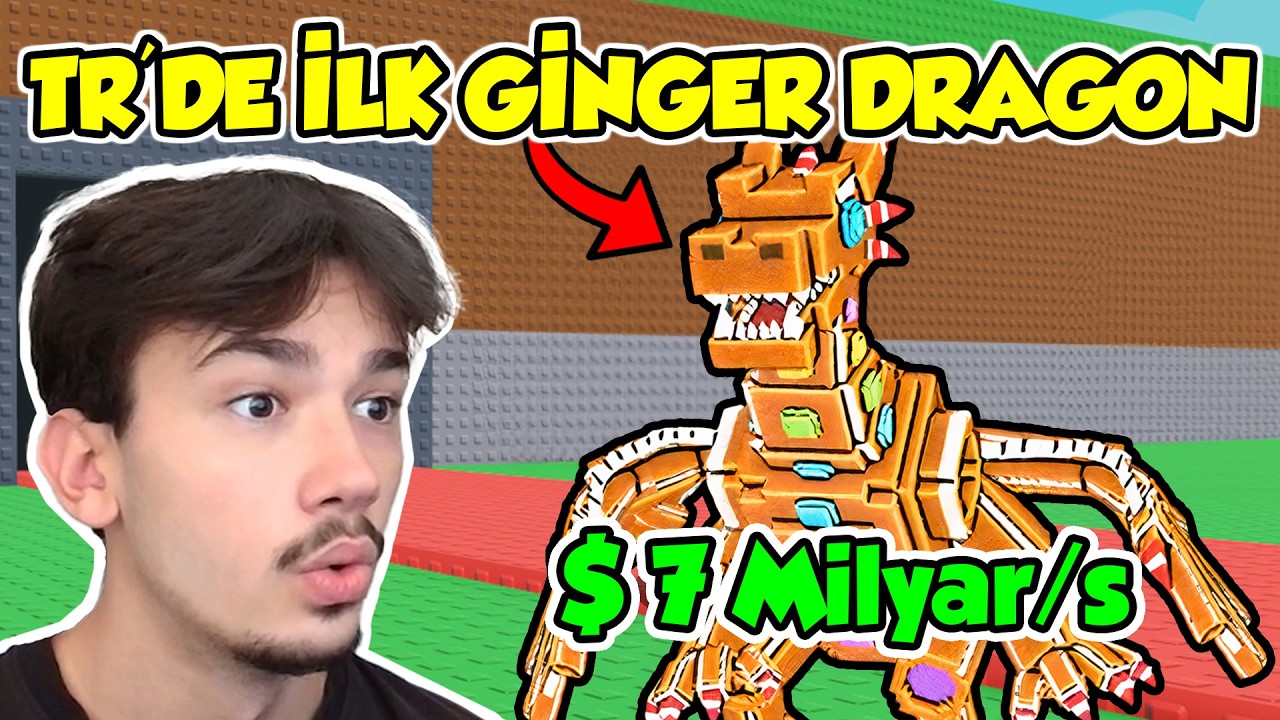 TR'DE İLK DRAGON GİNGERİNİ VE GİNGER BASE! - Steal a Brainrot