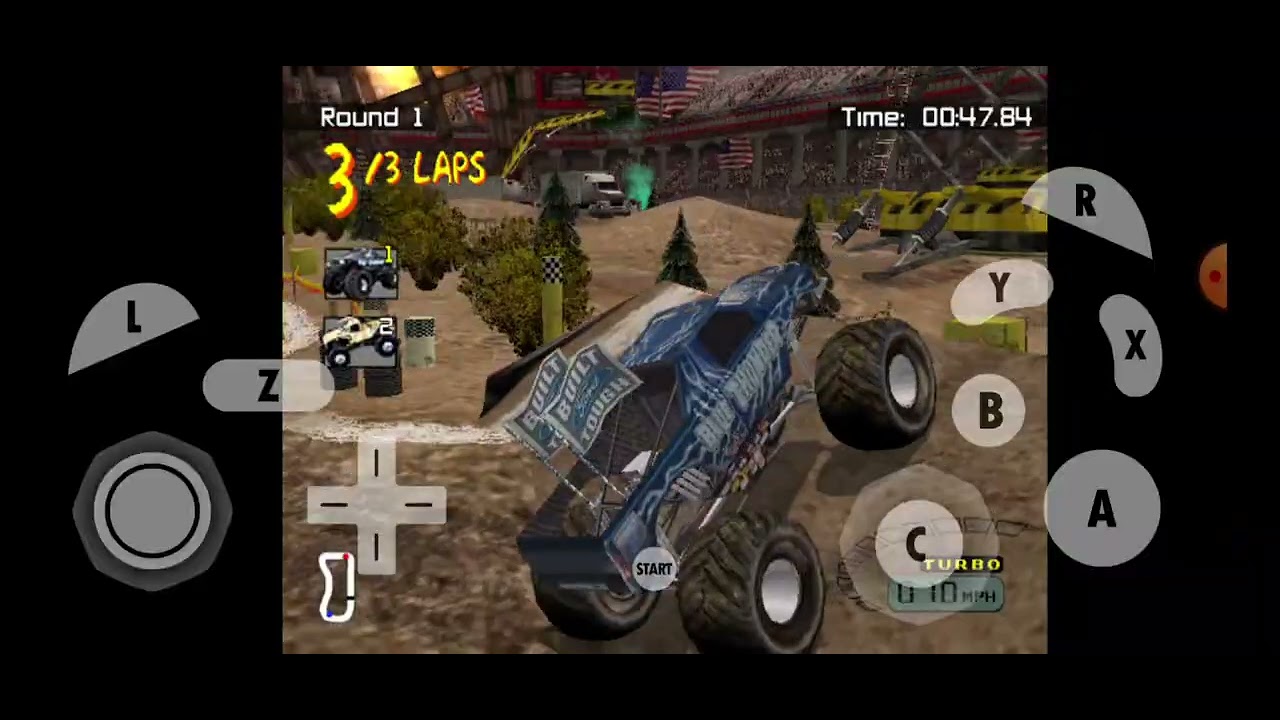 2003 Monster 4x4 Masters of Destruction Nintendo Cube Title 