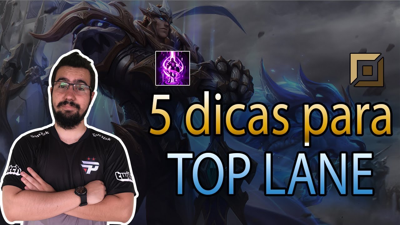 Como jogar no TOP - Dicas para TOP LANE