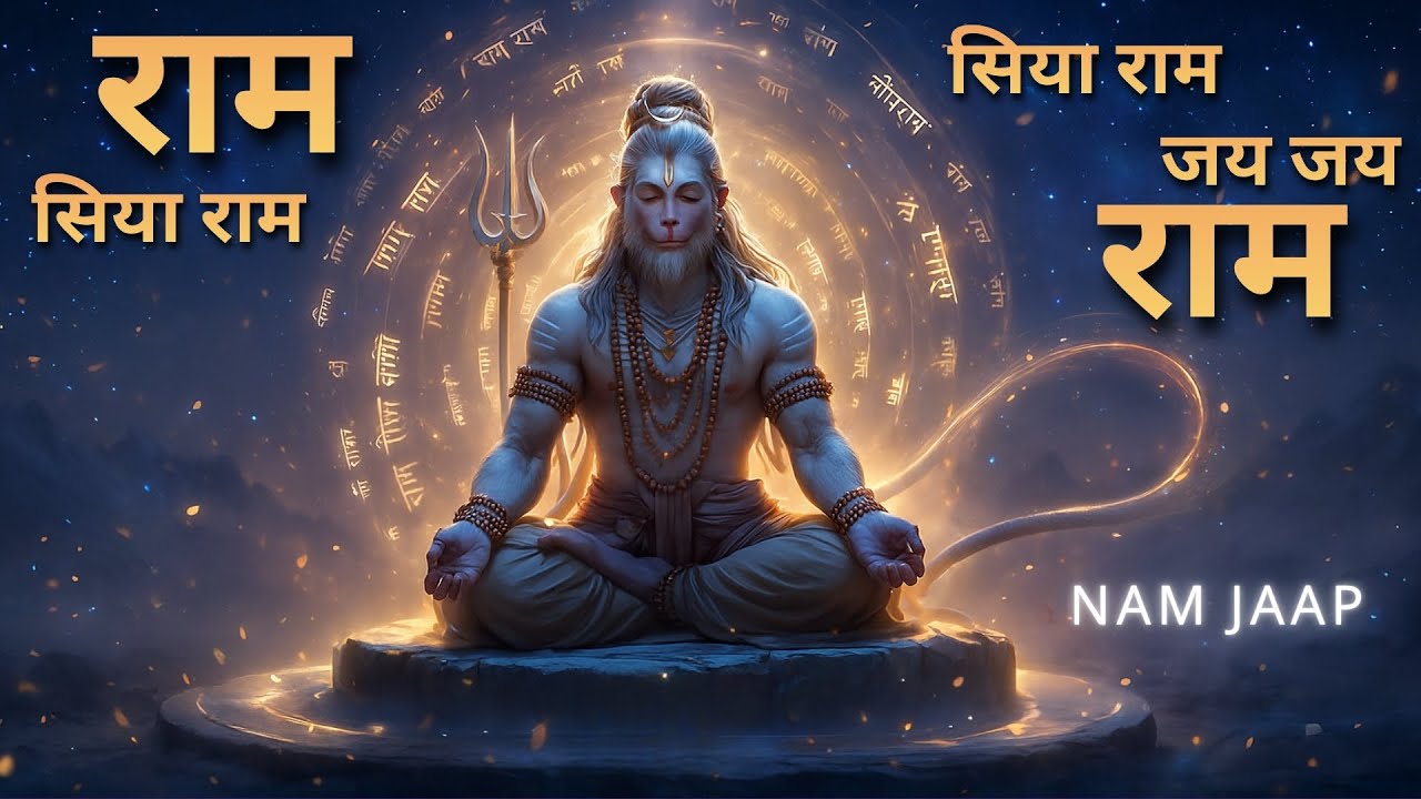 शिव रूप हनुमान… और हर श्वास में सियाराम  | Ram Siya Ram Jaap | Bhajan Marg | राम नाम जप