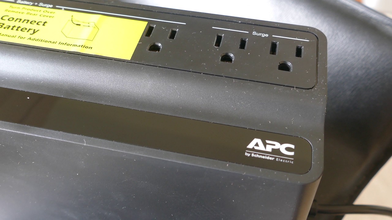 APC Back-UPS 600VA UPS Battery Backup