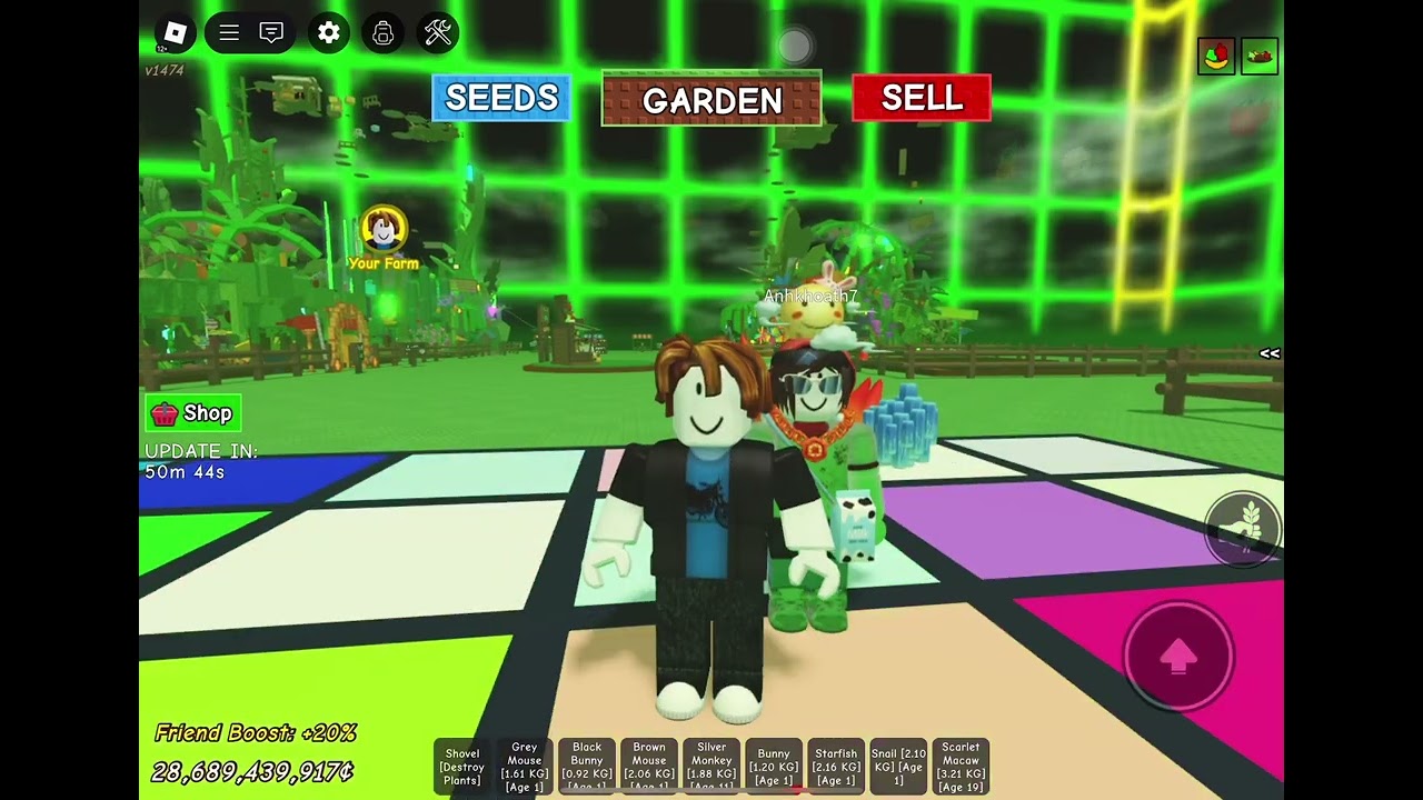 DJ SAM grow a garden