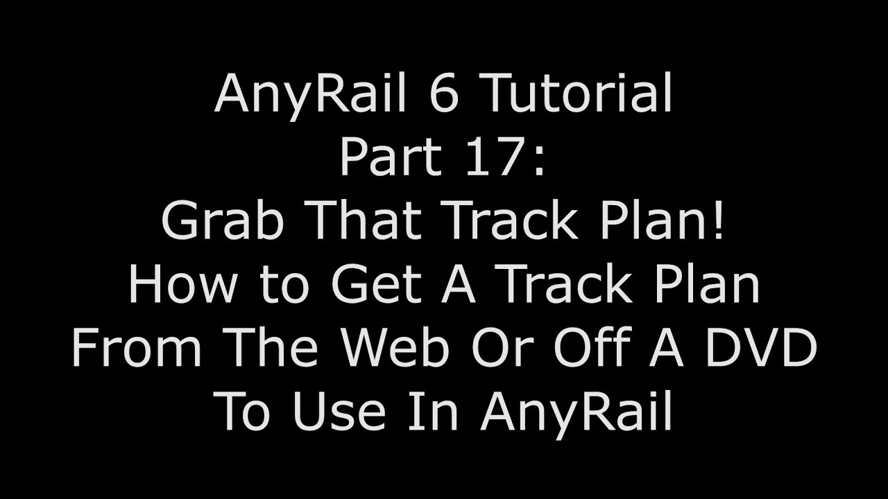 Видеоурок по AnyRail 6, часть 17: план маршрута