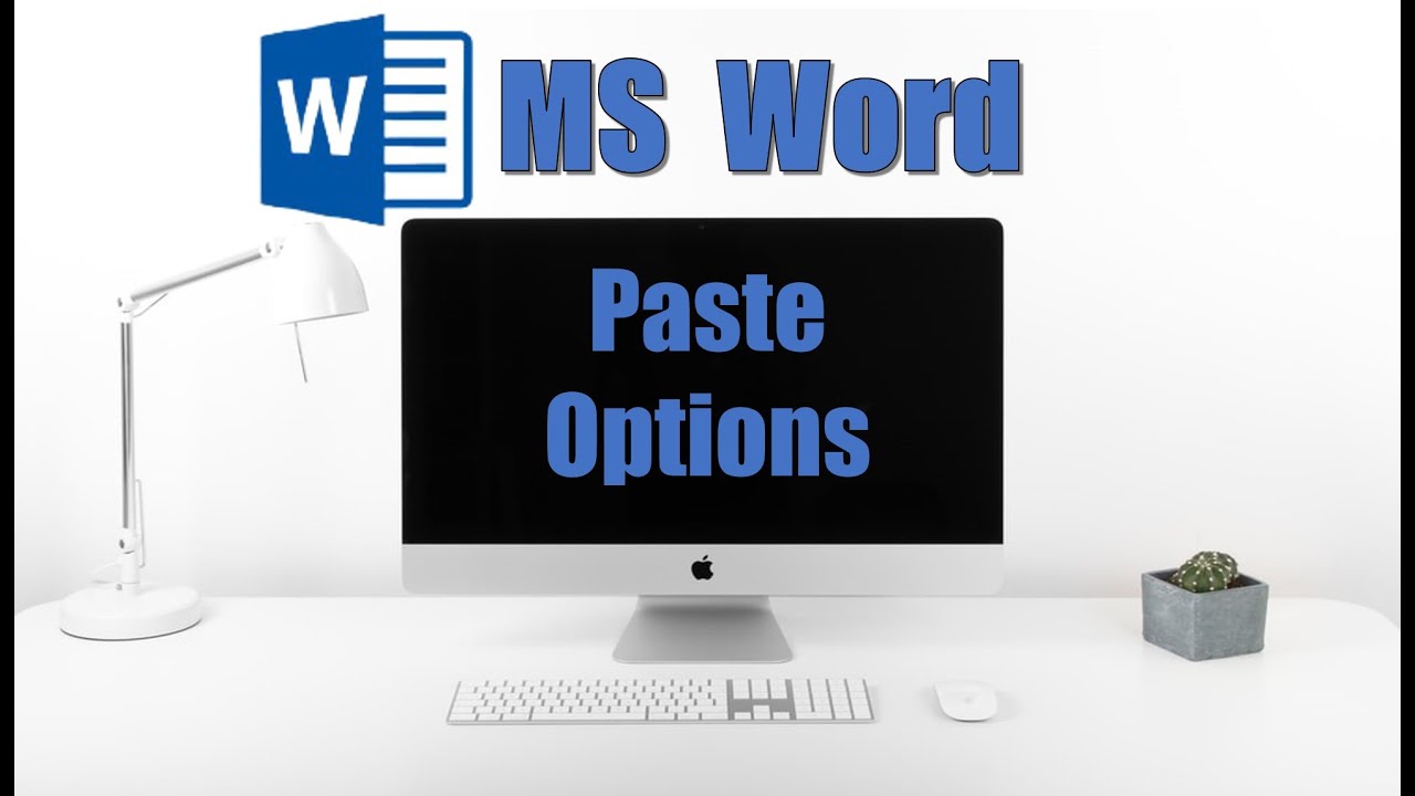 Параметры вставки в MS Word