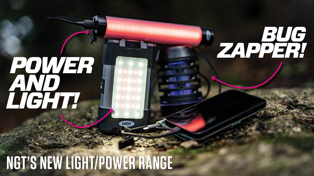 🔌,🔦🦟 POWER, LIGHT AND BUG ZAPPER! | NGT Multi Lights