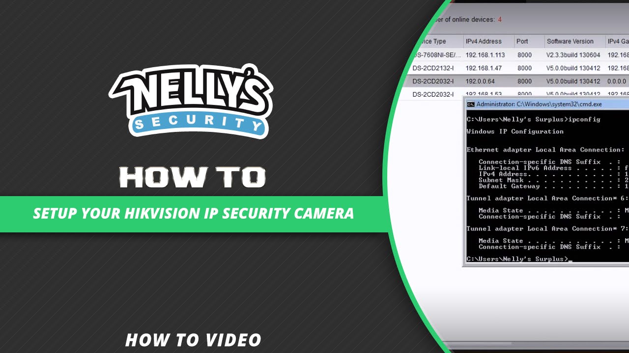 Hikvision IP Camera Setup