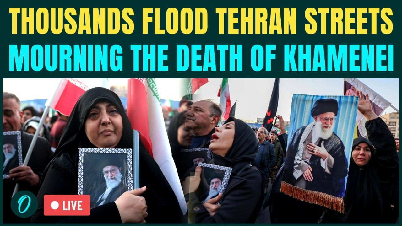 Khamenei Mourning In Iran LIVE: Massive Crowds FLOOD Streets as Nation Enters 40-Day Mourning