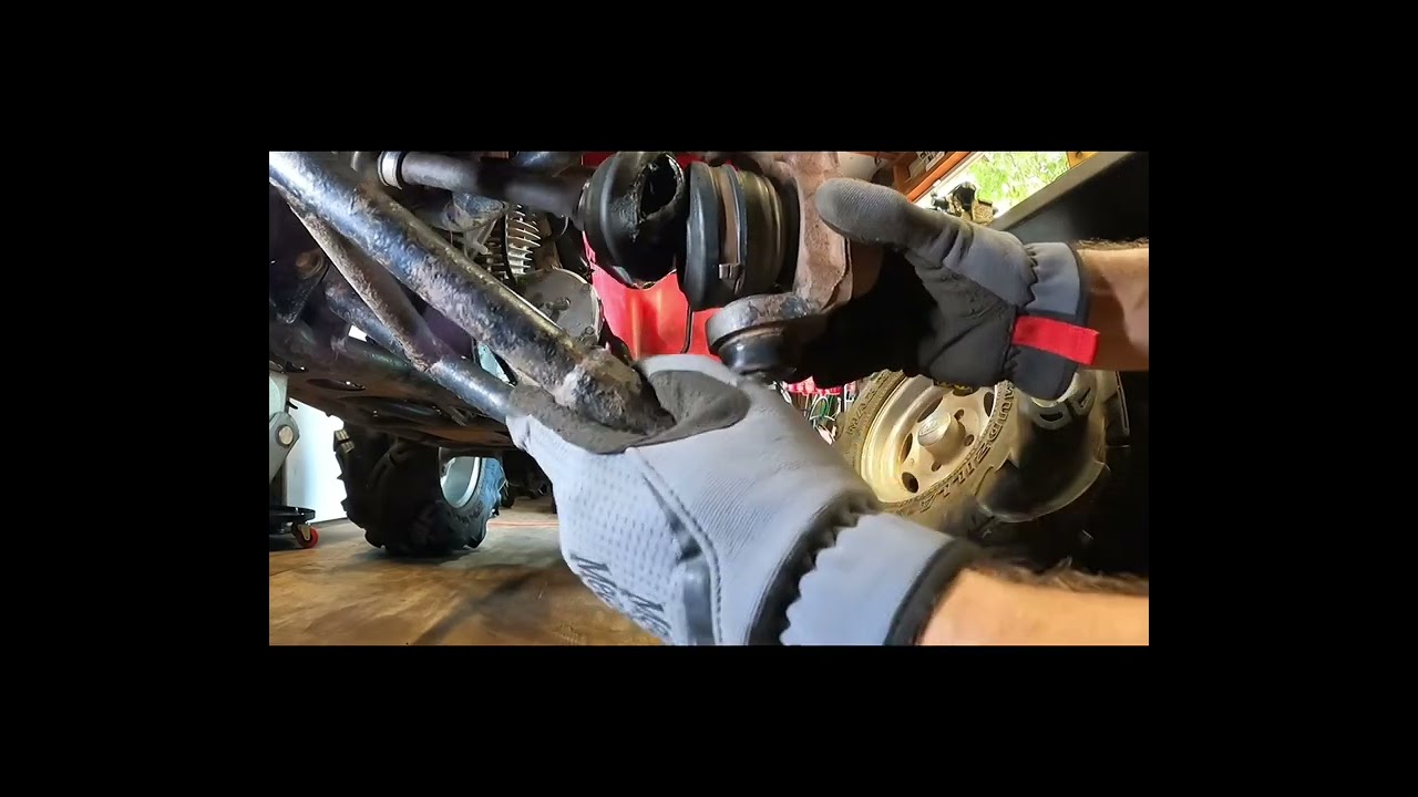How to change front axles on Honda 300 fourtrax