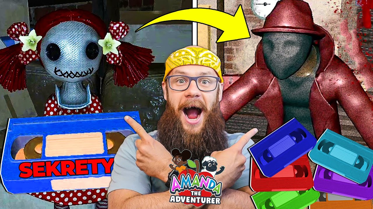 Odblokowałem Wszystkie *SEKRETNE KASETY* w AMANDA THE ADVENTURER
