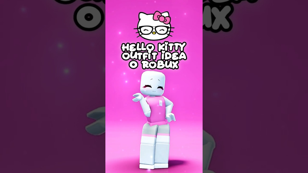 0 Robux Outfit Idea 🤩🥰 Hello Kitty #roblox #robloxoutfits #robloxshorts #lanahyt
