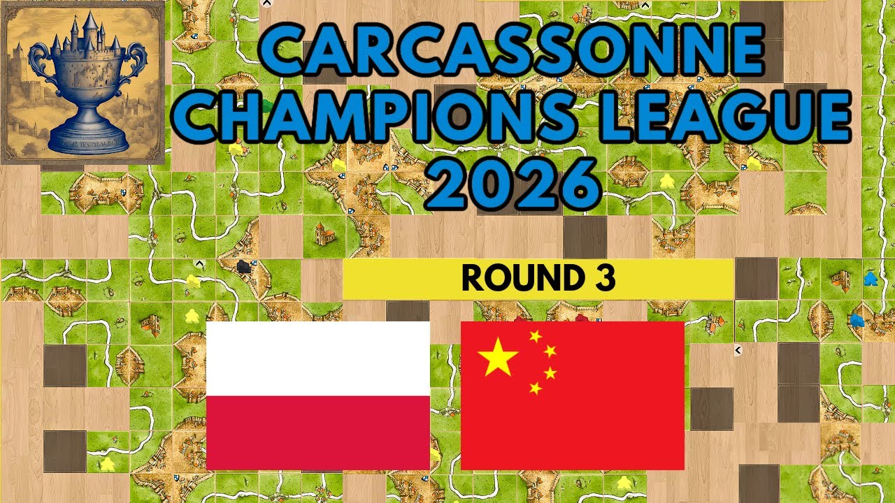Round 3 Day 7 of Carcassonne Champions League 2026