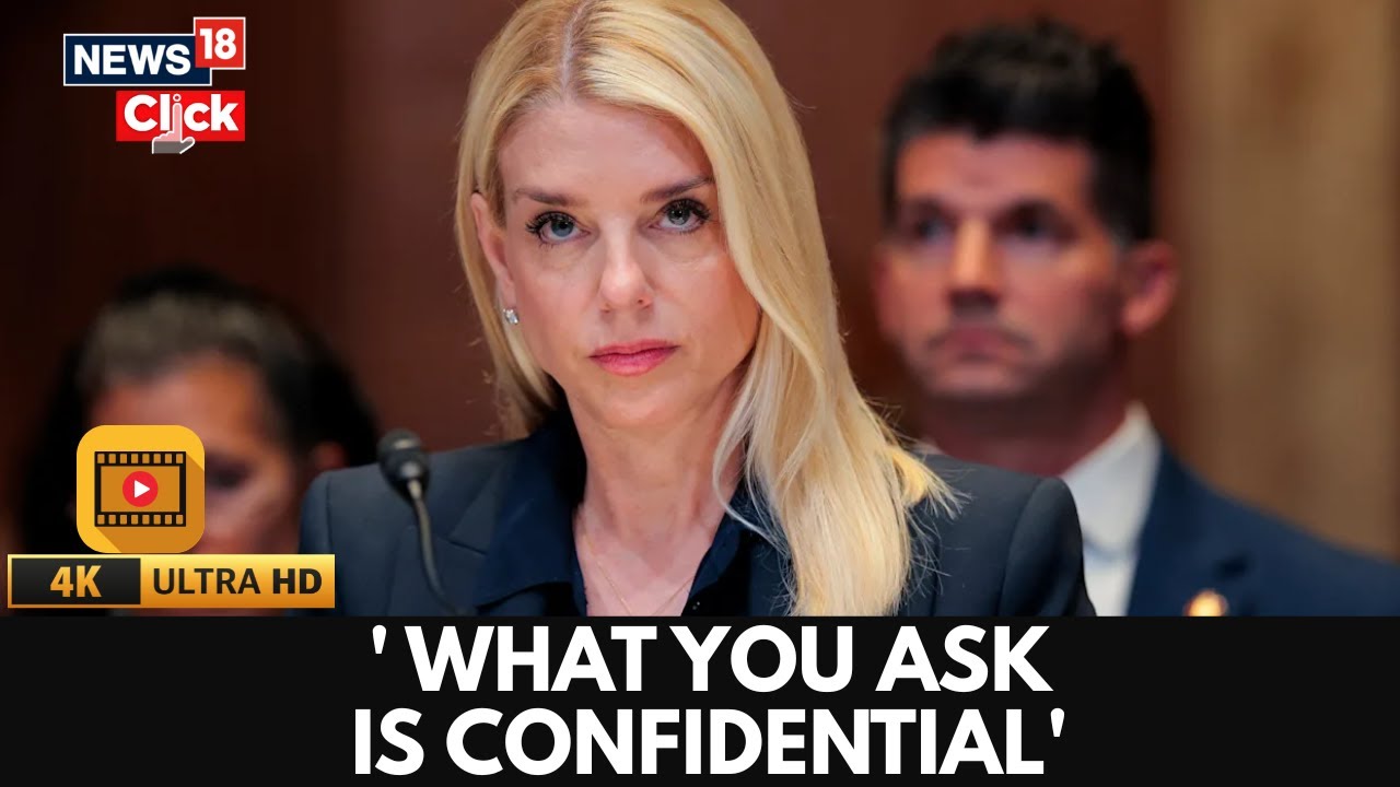 Pam Bondi Refuses To Disclose White House Discussions | US Senate Hearing | 4K | News18 | N18G