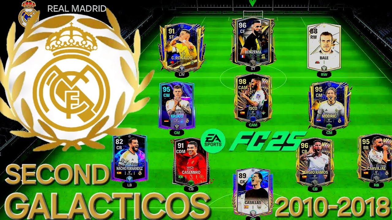 Real Madrid Second Galacticos ERA!!! Real Madrid Legendary Years of Second Galacticos! FC25 Gameplay