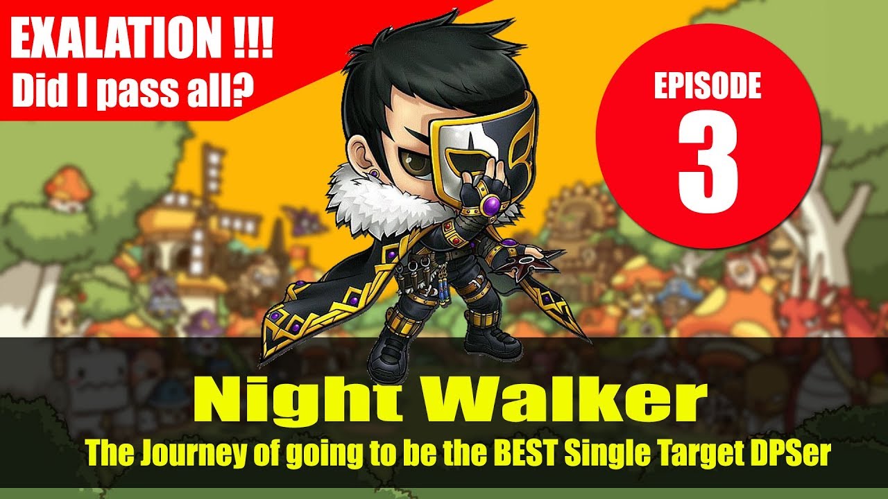 Maplestory m - Night Walker - Journey to the Best Single Targer DPSer EP03