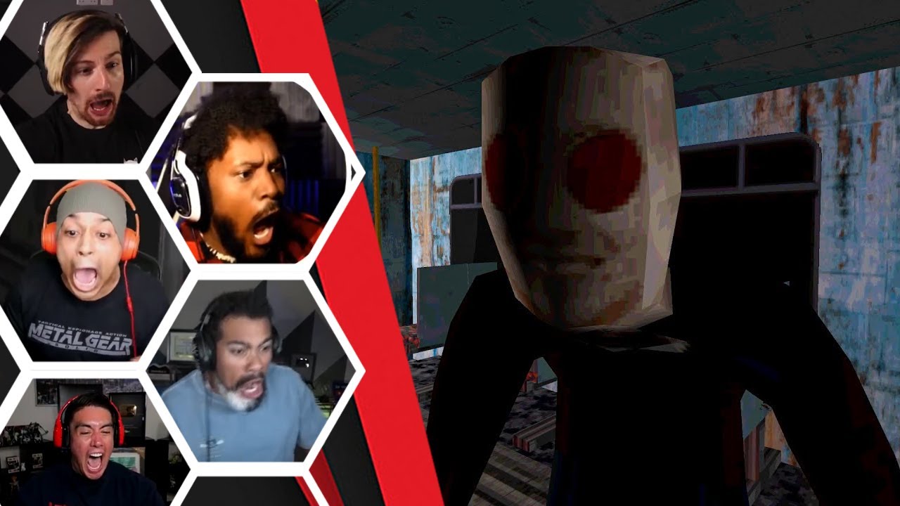 Let's Players Reaction To The Jump scares in the game Blood Wash