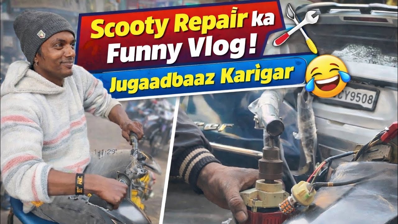 Scooty ko modified kara diya 🤩/ @vlogswithacd 