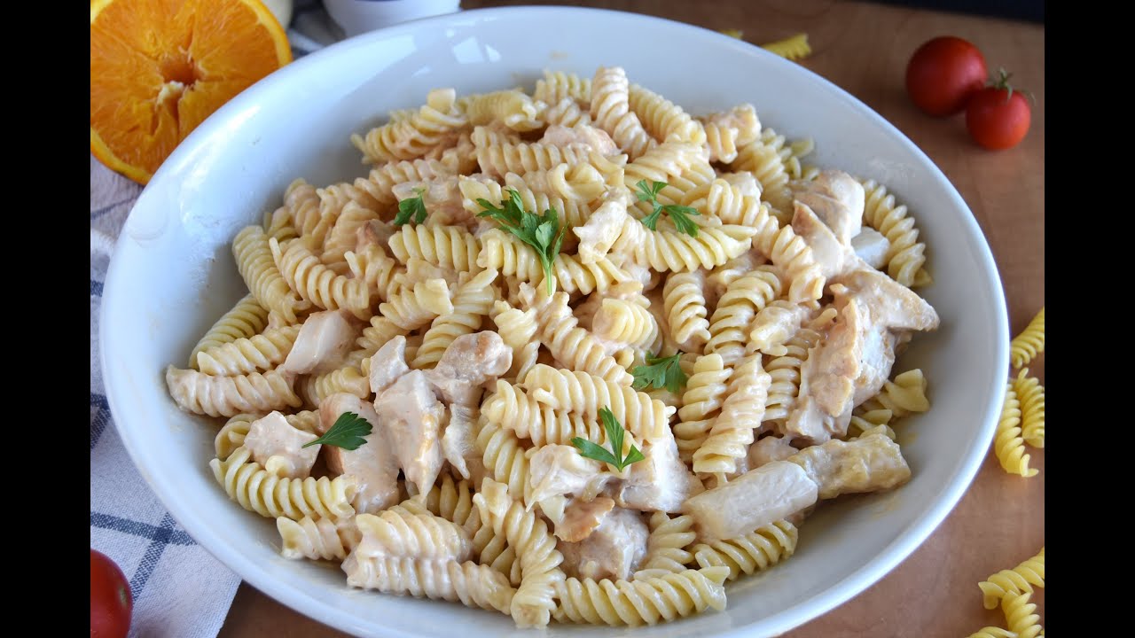 🥗 Ensalada de pasta pollo y esp&aacute;rragos con salsa rosa F&Aacute;CIL Y BUEN&Iacute;SIMA !!