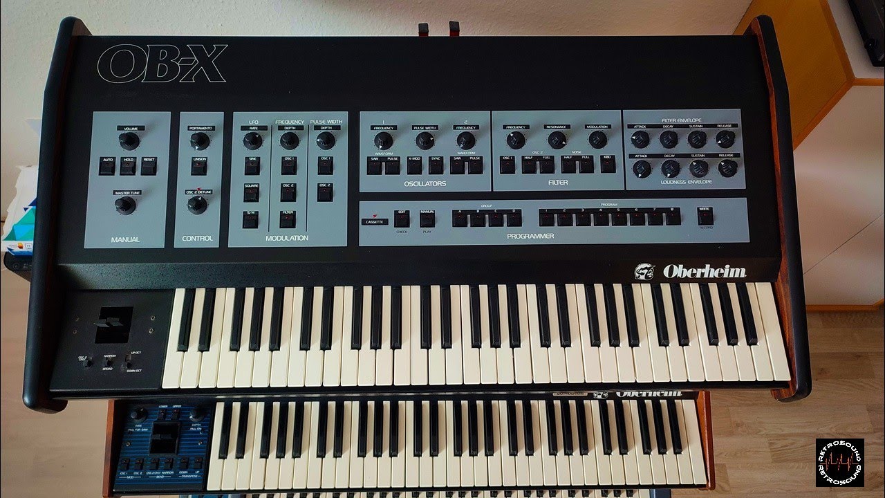 OBERHEIM OB-X Analog Synthesizer (1979)  *Time*
