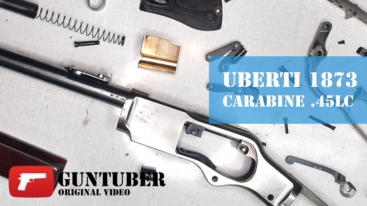 Uberti 1873 Carbine .45LC - How to Full disassembly and reassembly (field strip)