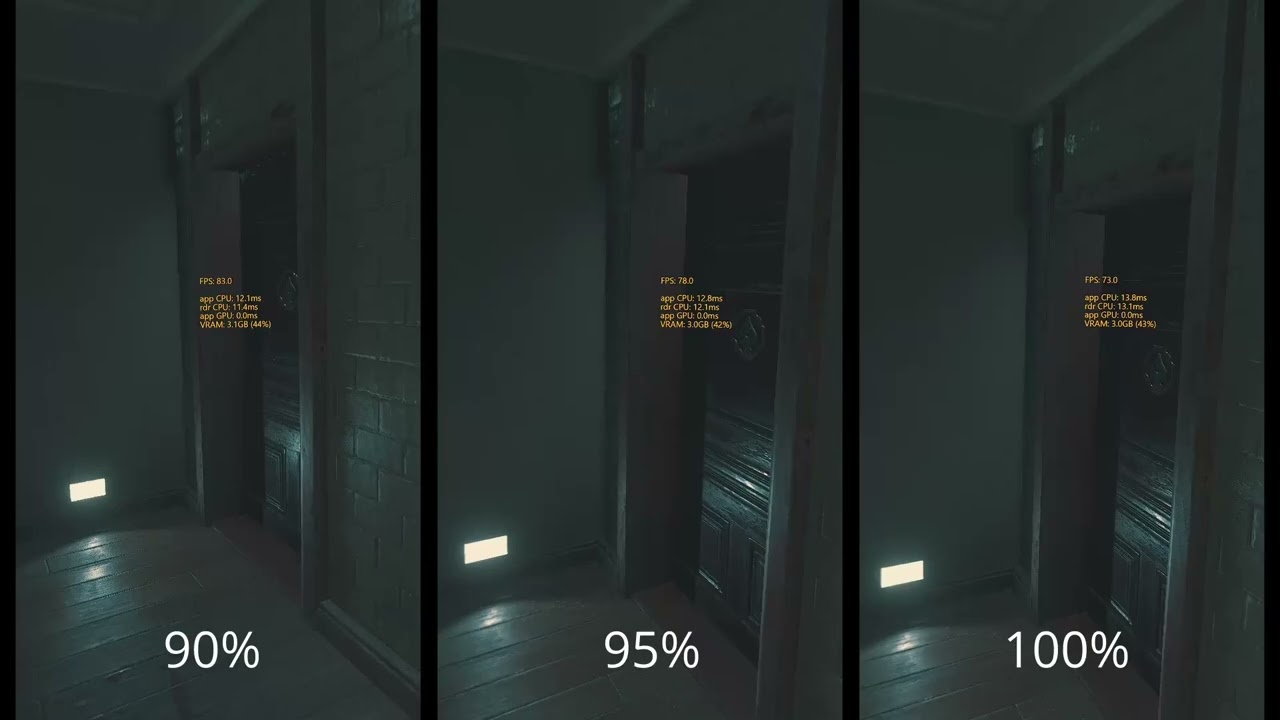 New feature Virtual Desktop FOV Tangent compare in RE 2 remake praydog VR mod #virtual #desktop