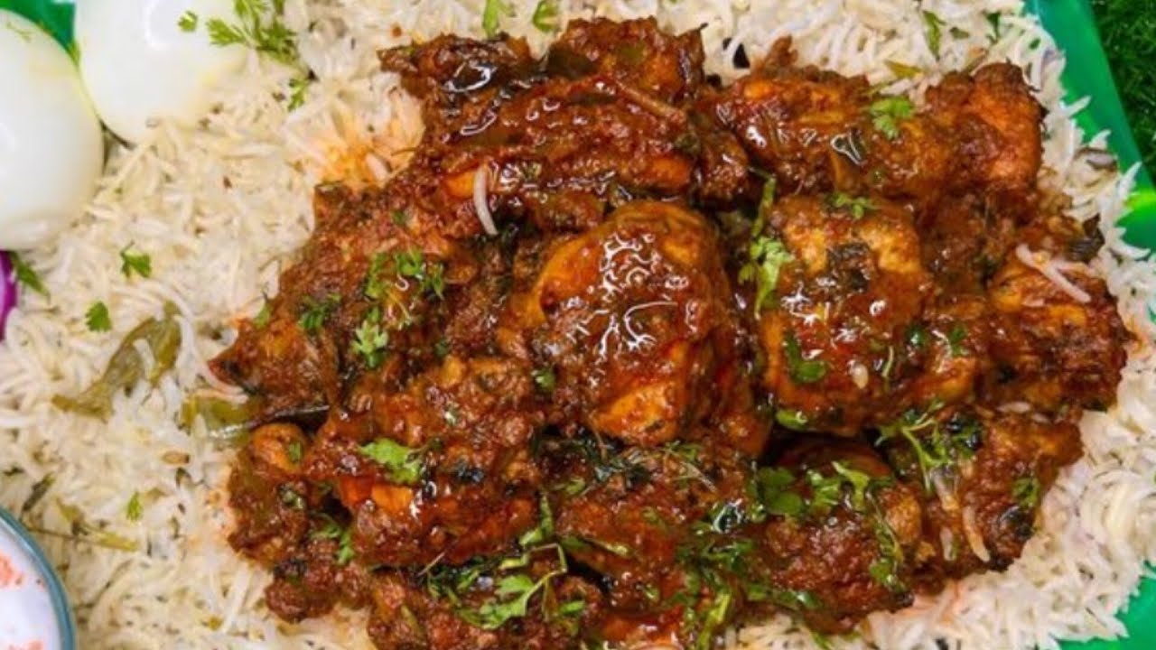 Hyderabadi Famous Fry Piece Biryani 