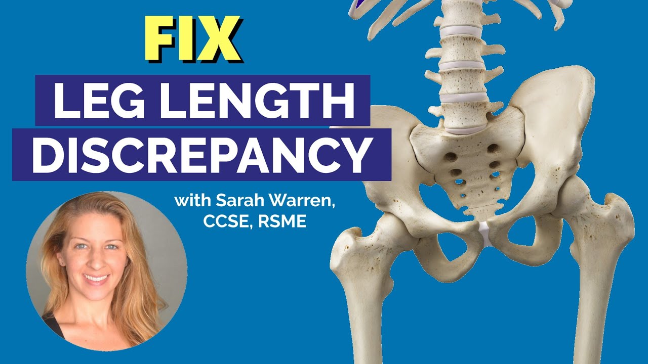 Исправление разницы в длине ног с помощью потягивания