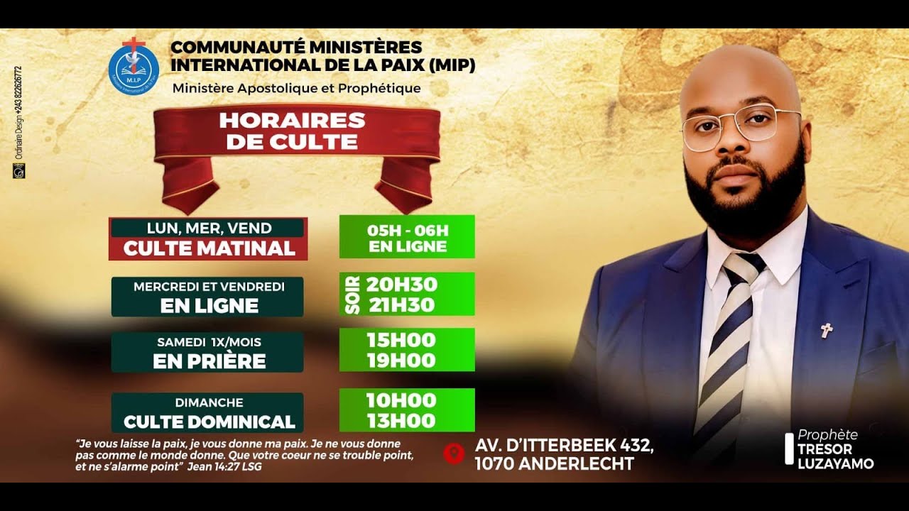 ORDONATION DOMINICAL DU 29/11/2025