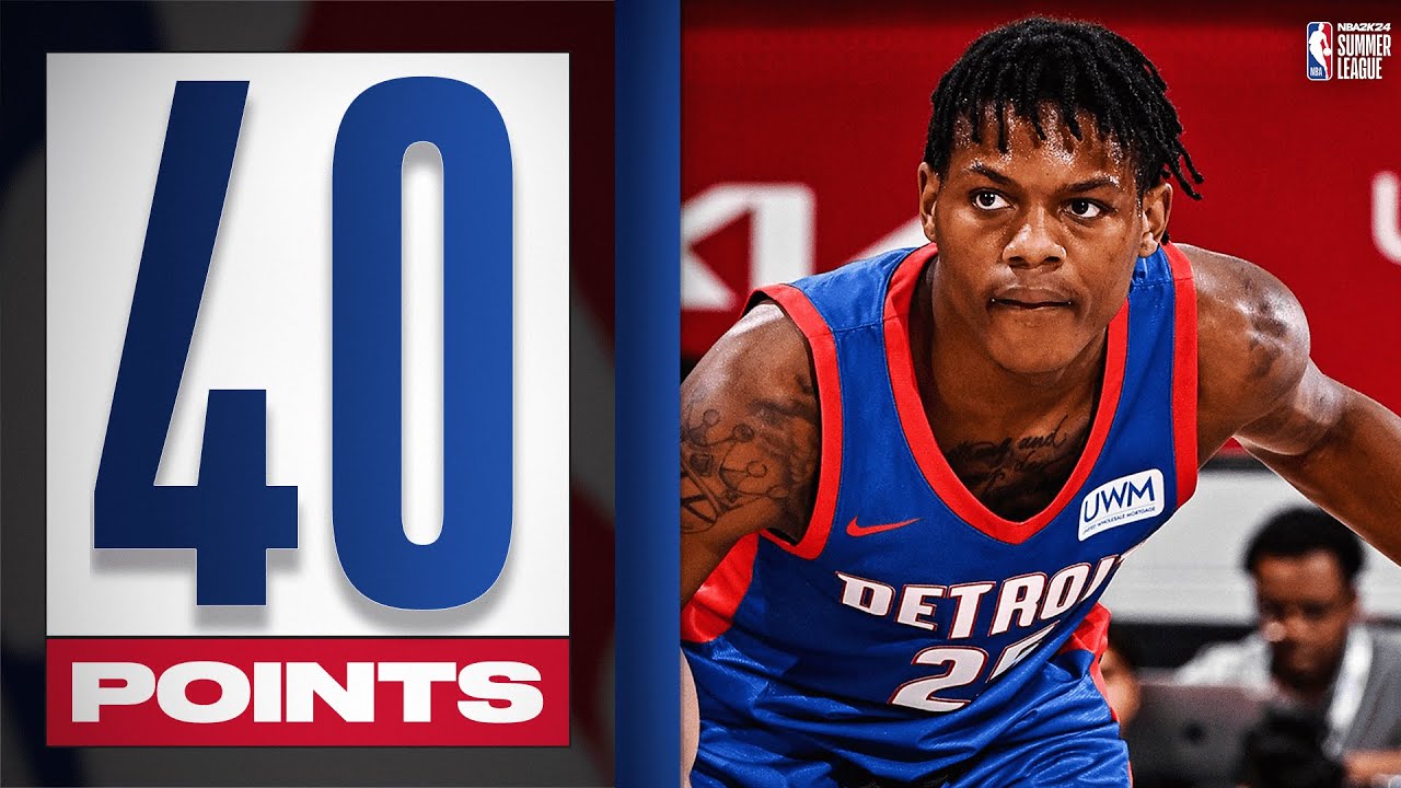 Marcus Sasser DROPS The Most Points In Summer League This Year! | 40 PTS, 5 AST, 5 3PM