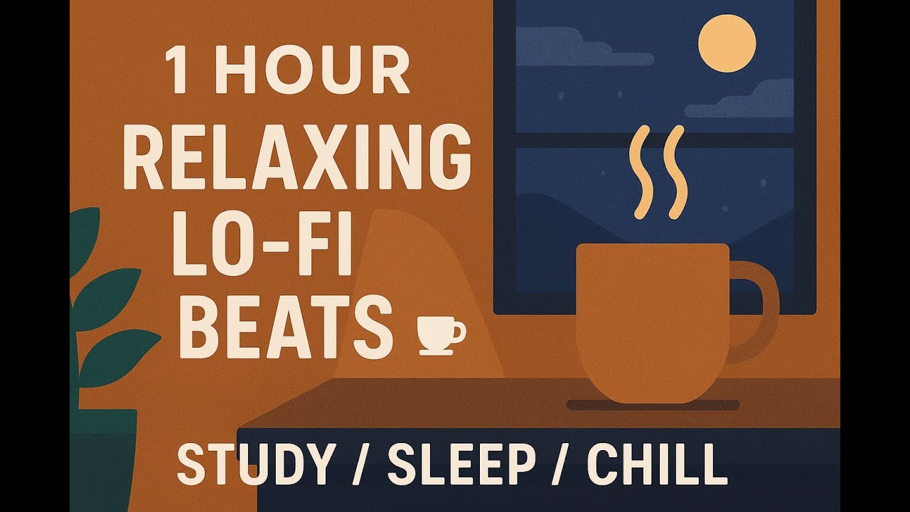 1 Hour Relaxing Lo Fi Beats ☕ Study/Sleep/Chill