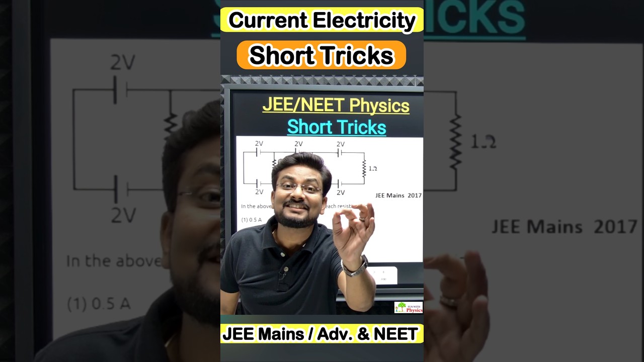 Current Electricity Short Tricks | JEE Mains Physics Short Tricks JEE Physics Short Trick #jee #neet