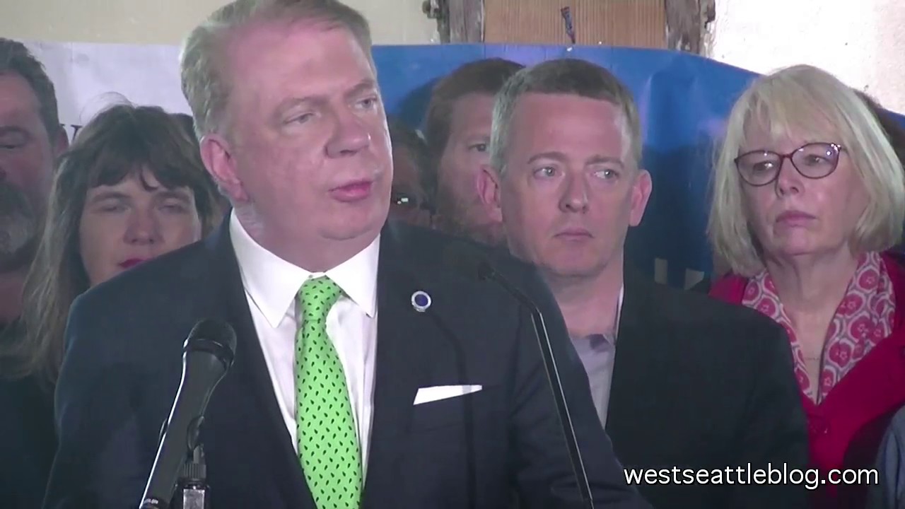 Mayor Ed Murray's Alki announcement that he's not running for re-election