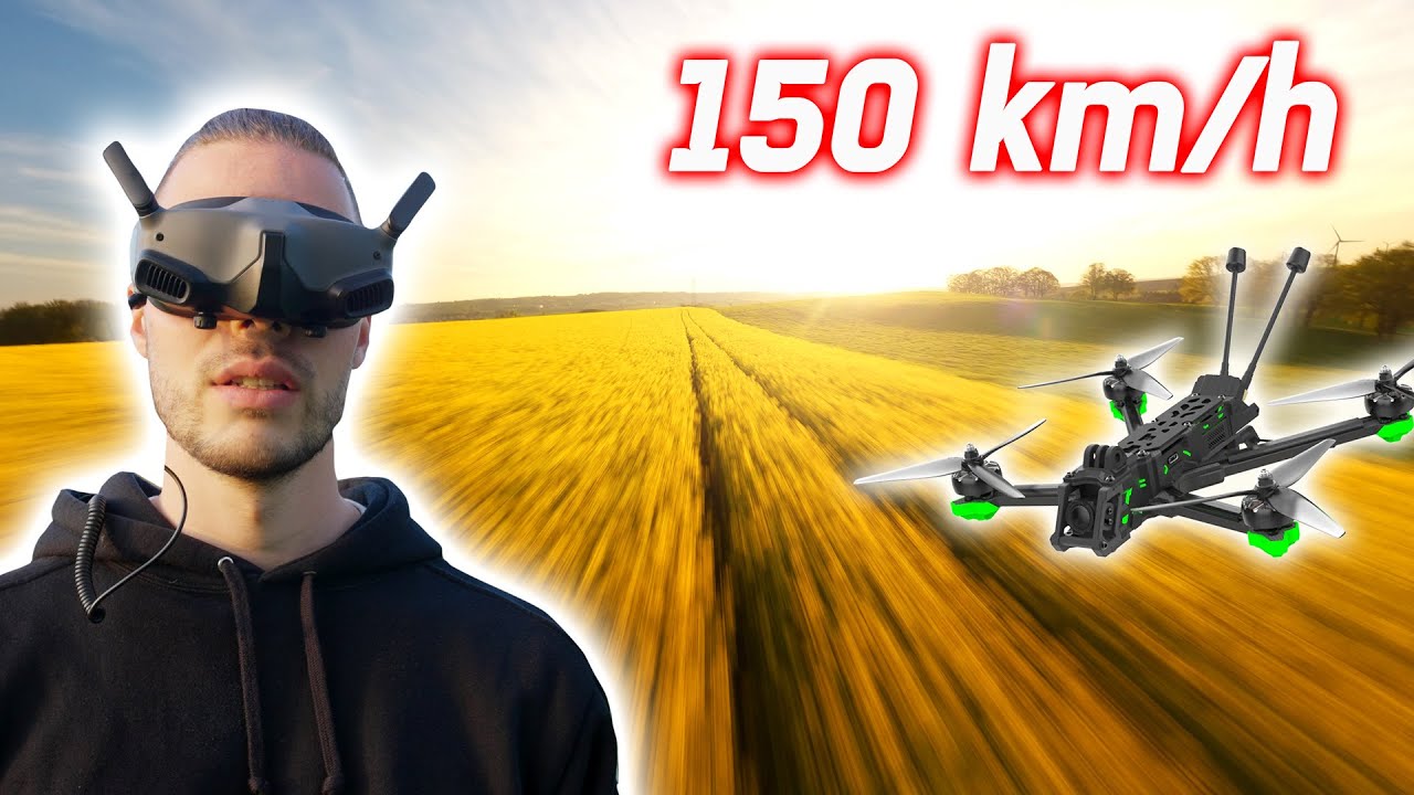 FPV Vollspeed-Action über dem goldenen Rapsfeld! 😍