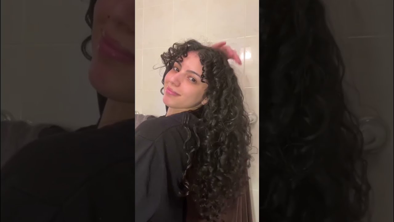 Dull to healthy curls using Olaplex no.3 🤍