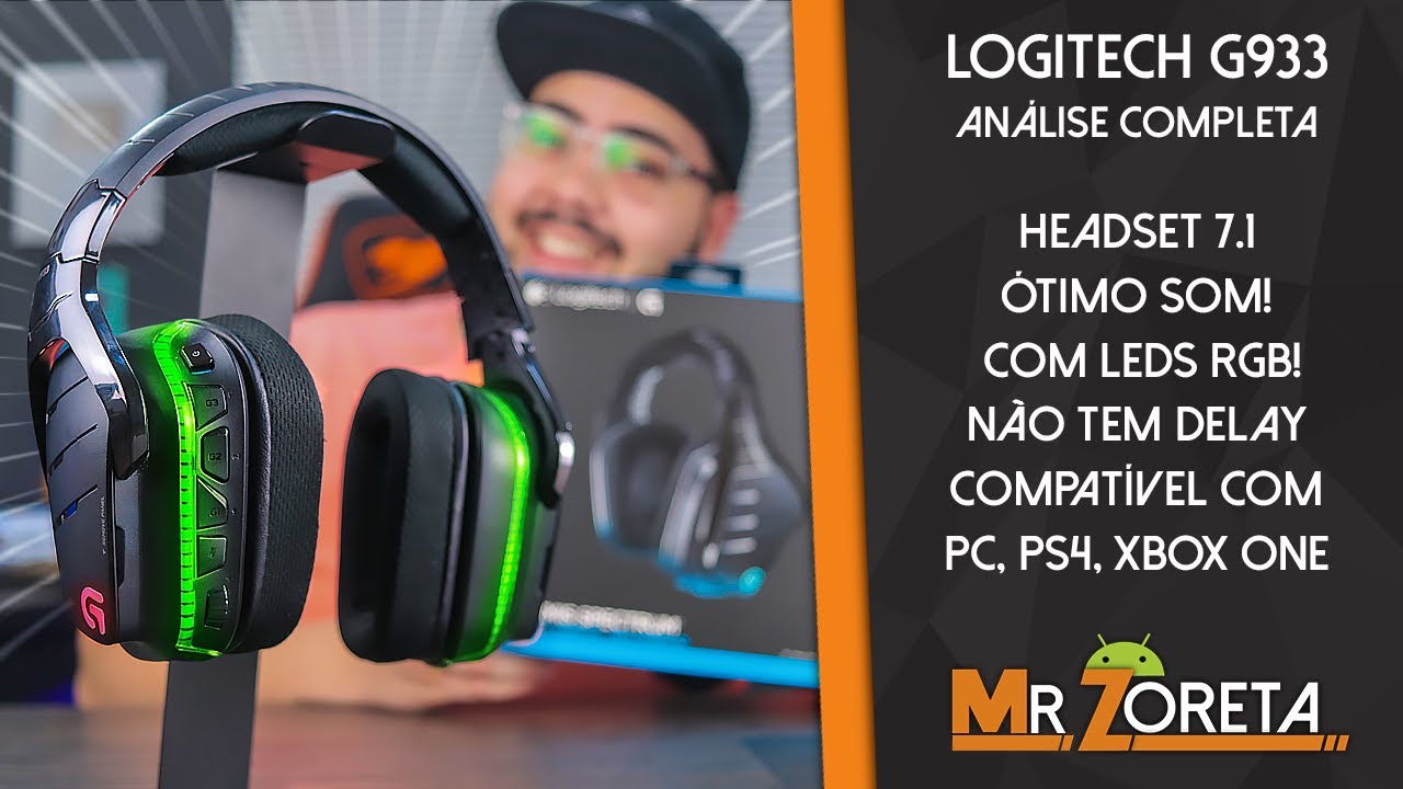 Logitech G933 - O MELHOR Headset Wireless 7.1 que já usei! Extremamente completo em todos quesitos!