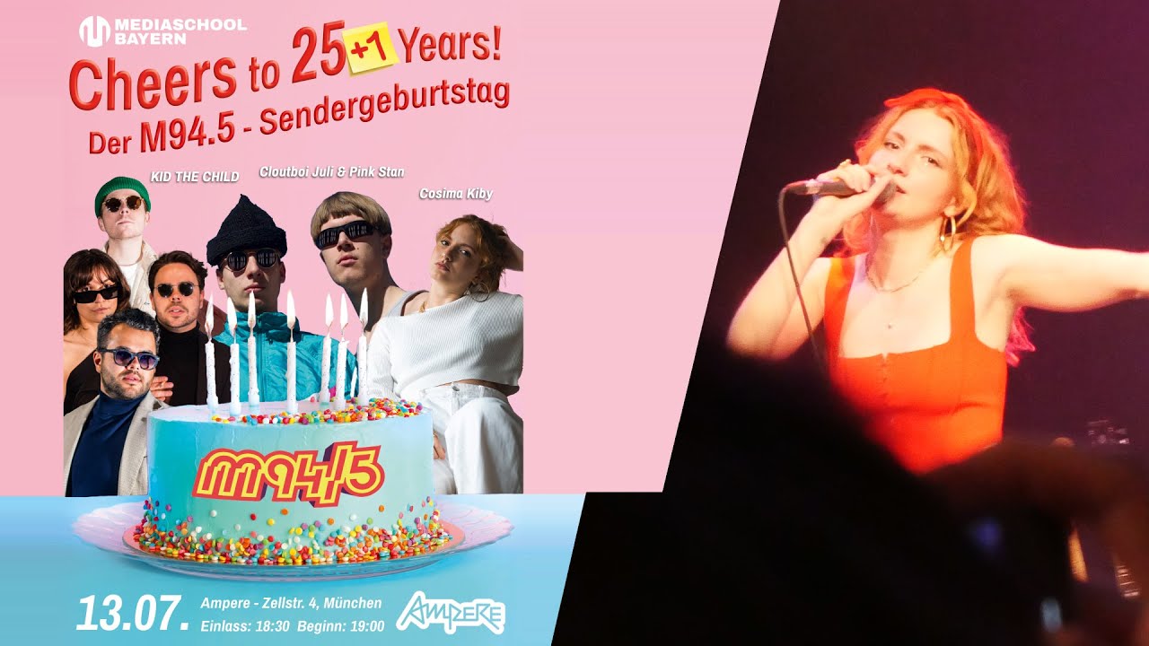 Cosima Kiby beim M94.5-Sendergeburtstag | M94.5