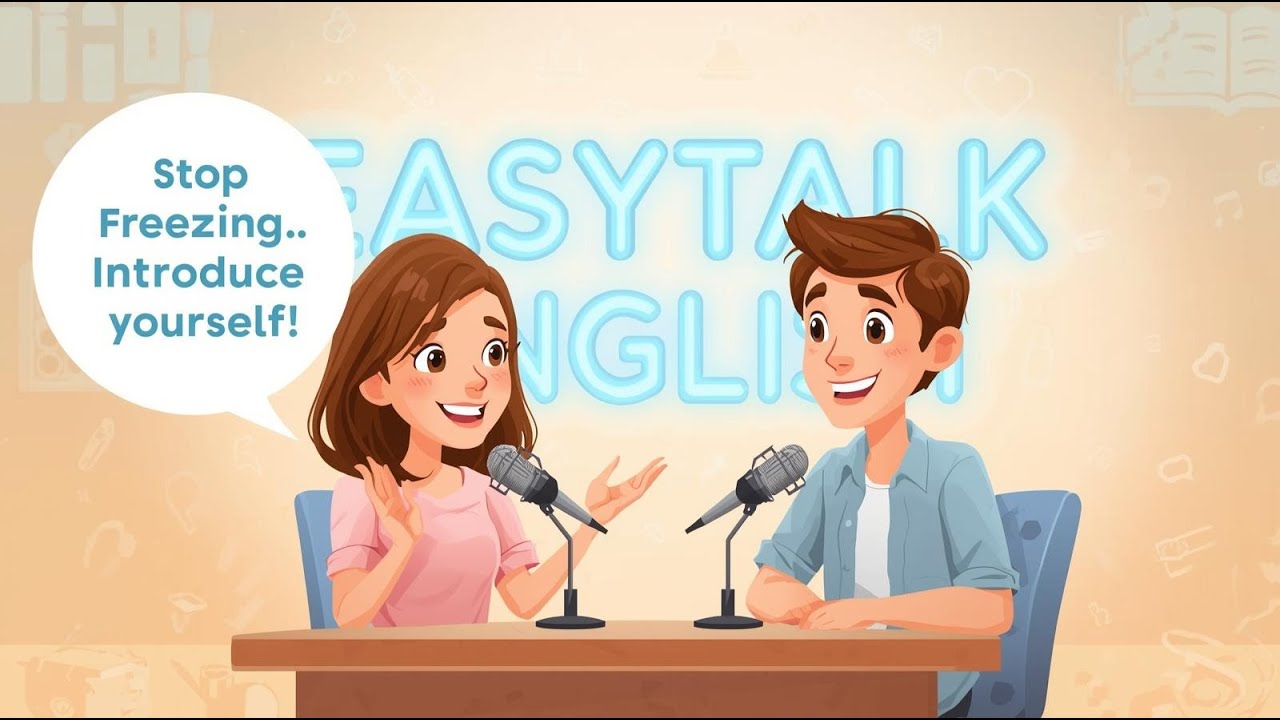 ✅ Stop Freezing When You Introduce Yourself in English | Easy English Conversation Practice