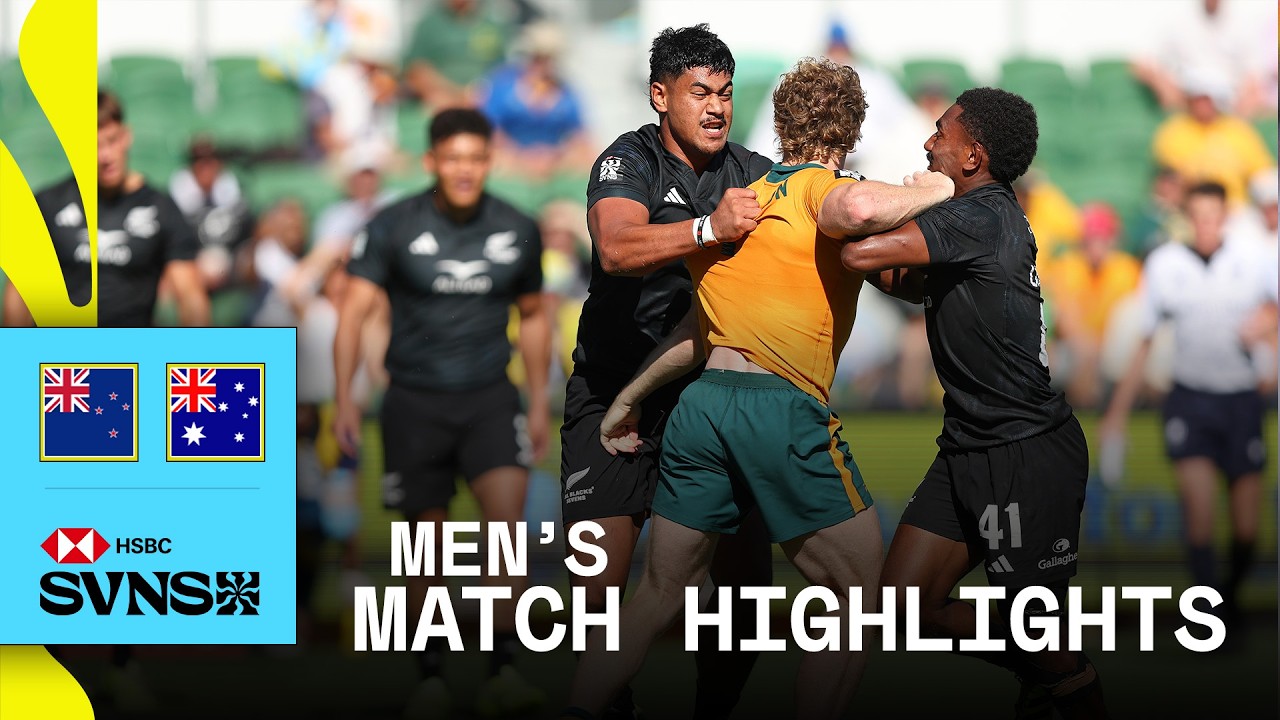 FEISTY affair in Perth 😤 | New Zealand v Australia | HSBC SVNS Perth 2026 | Match Highlights