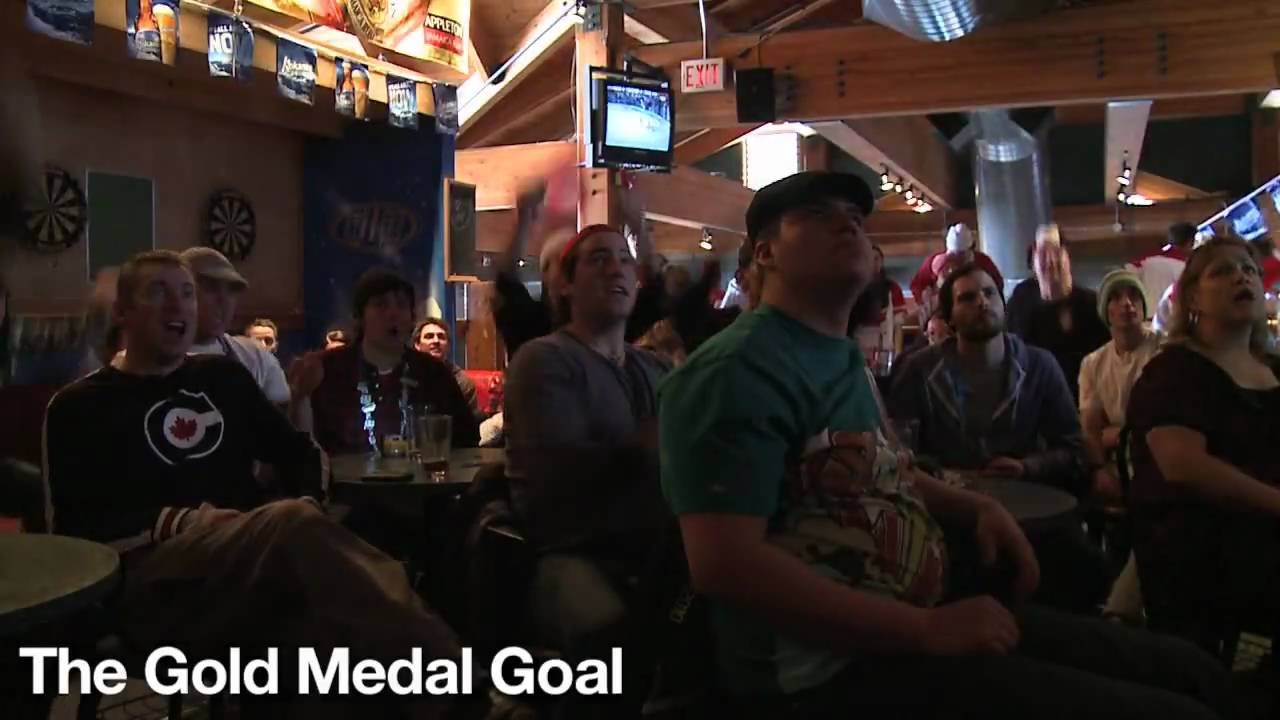 2010 Olympics - Crosby's Gold Medal Goal Reaction