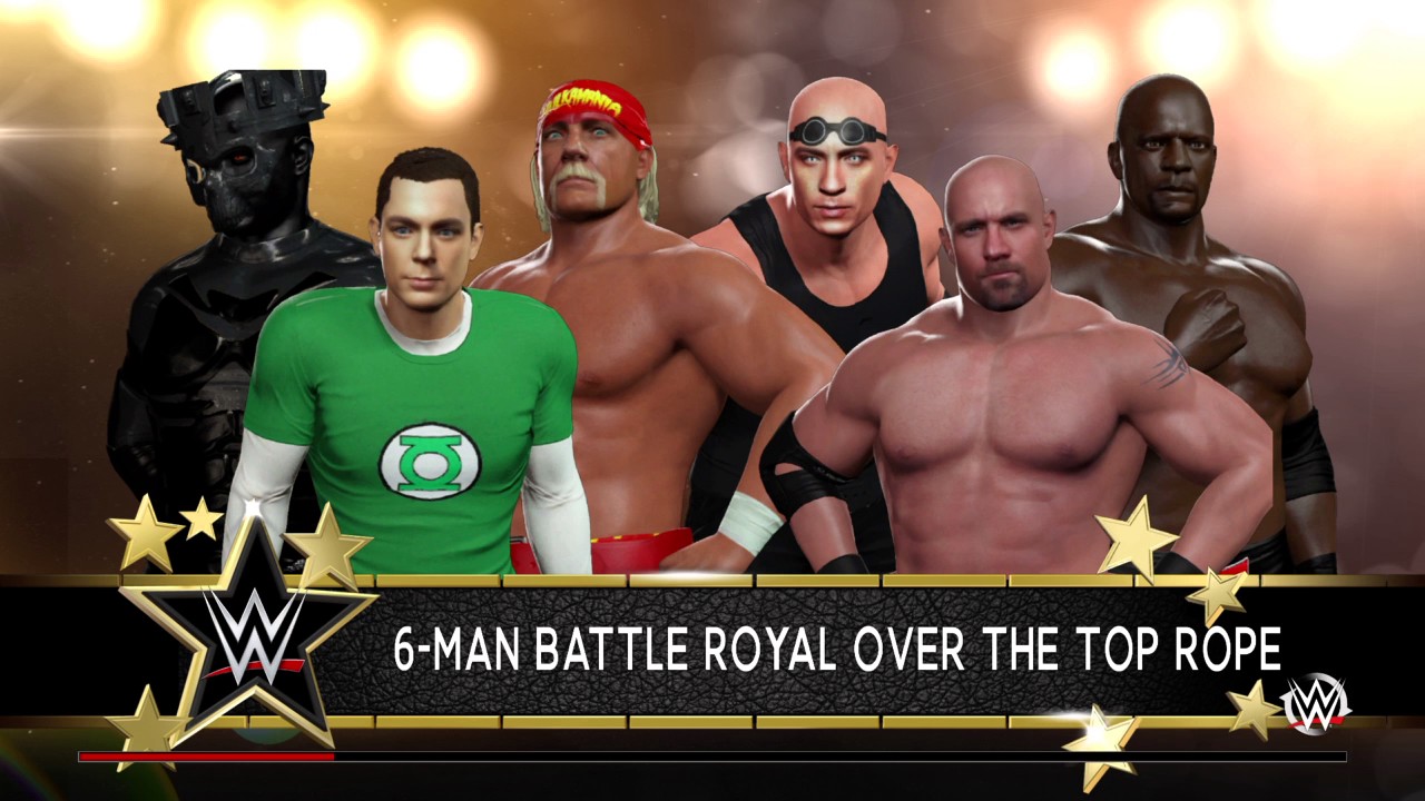 WWE 2K16 Newest Custom Characters Battle Royal
