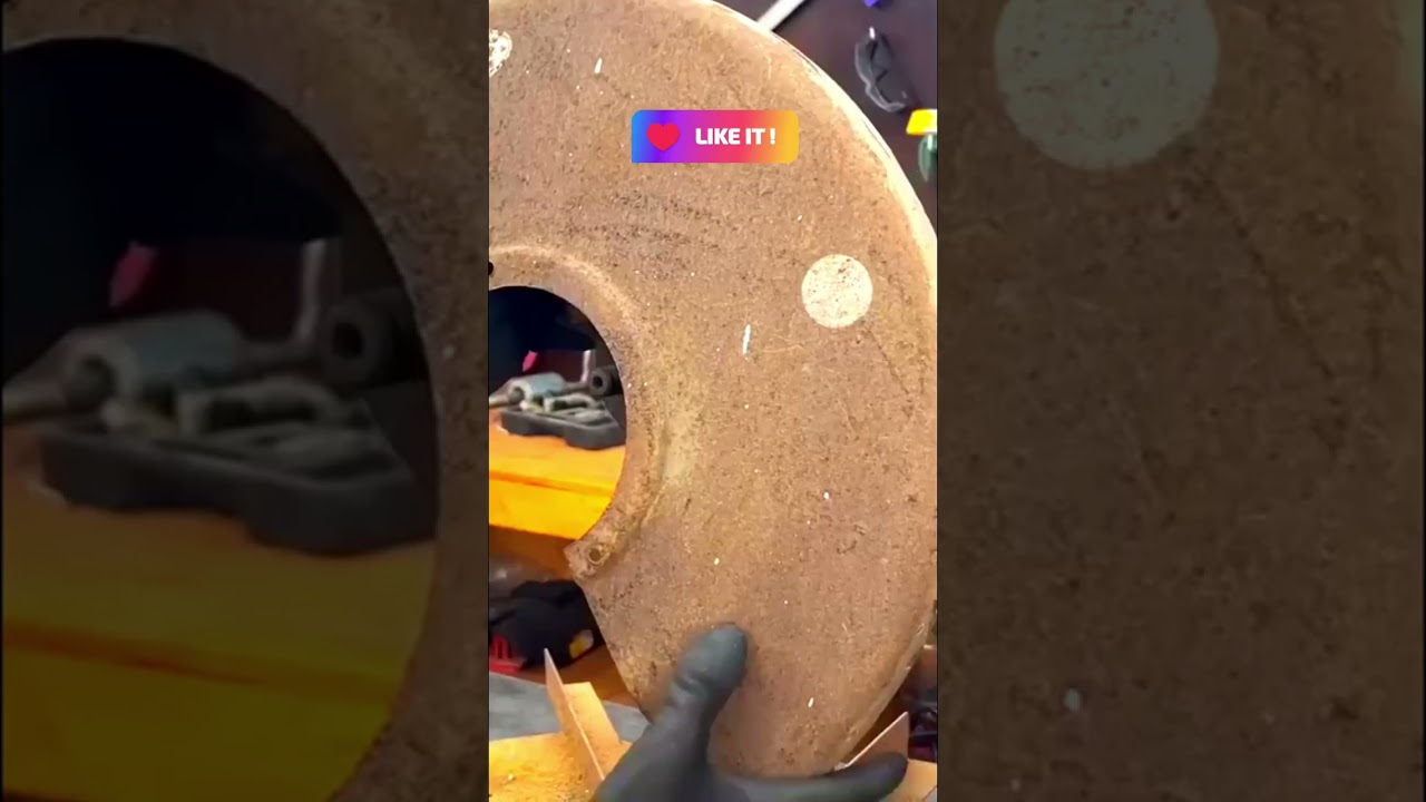 The Old Rusty Hand Circular Saw Restoration Part  01#shorts#restoration#circularsaw#repairing