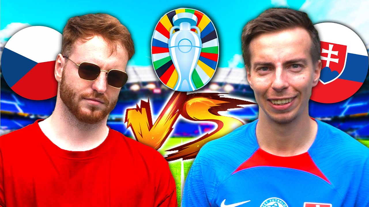 EURO 24 ČESKO vs SLOVENSKO Futbalová Challenge w/Vilda Šír