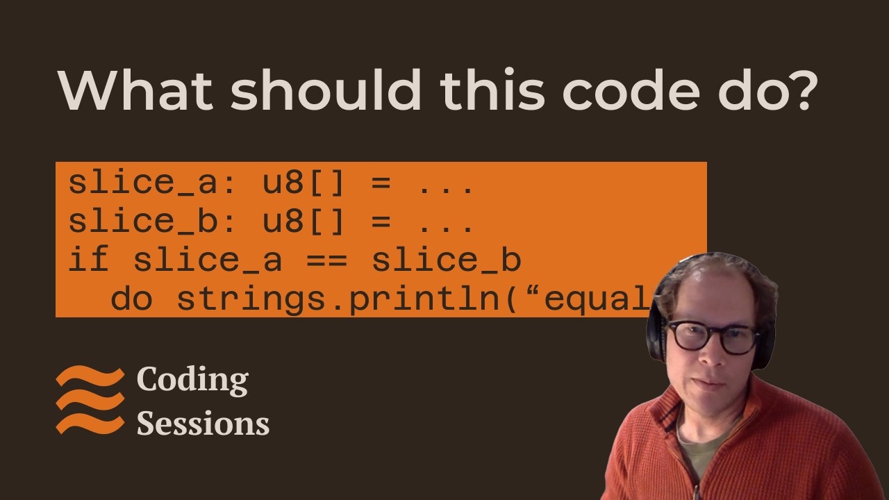 Slice Equality, @extern Allocator and Querying the Core Count // Bangalang 70